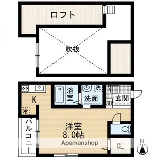 EFIL D−1(エフィールディーワン)【2階】の間取り