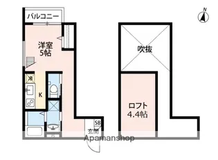 コンフォルテ二日市【1階】の間取り