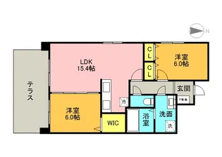 サーフウェーブ【1階】の間取り
