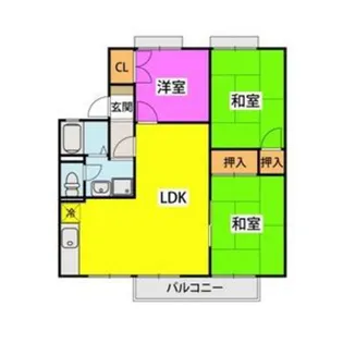 セジュール・ウィング【2階】の間取り