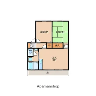 SUN GARDEN T・M【1階】の間取り