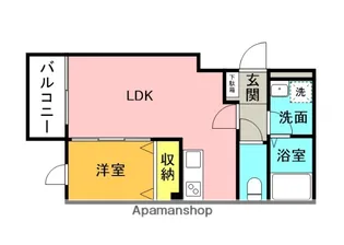 PORTA NOB 二日市【1階】の間取り