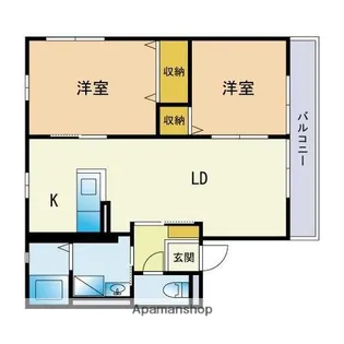サンハイム【2階】の間取り