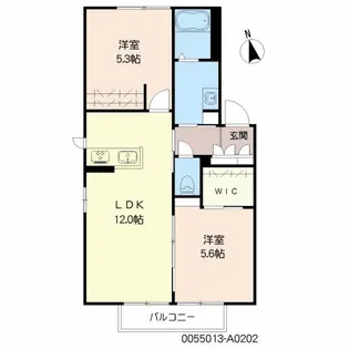 メゾン・ド・ソリア【2階】の間取り
