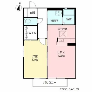 カサ ディ モカ【1階】の間取り