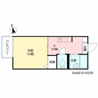 サンシャイン【2階】の間取り