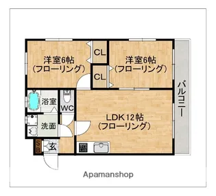 アメージングコート【2階】の間取り