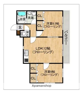 アメージングコート【2階】の間取り