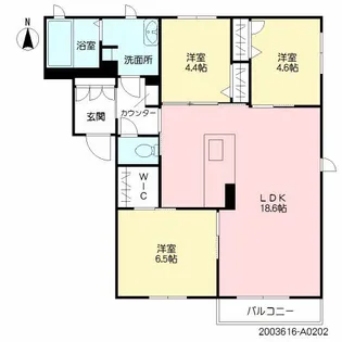 プリーザント宇美中央【2階】の間取り