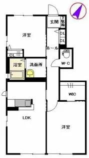 ビューコートM E棟【1階】の間取り