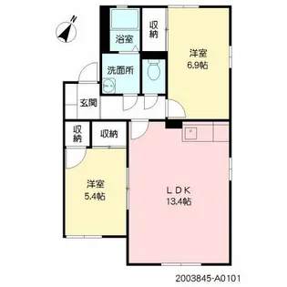 コートビレッジ後藤 A棟【1階】の間取り