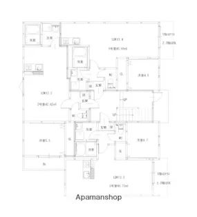 リタリッチ針摺南【2階】の間取り