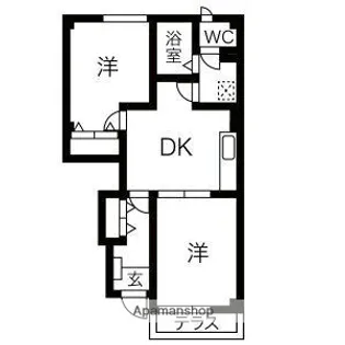 リーフ・アルフォートⅠ【1階】の間取り