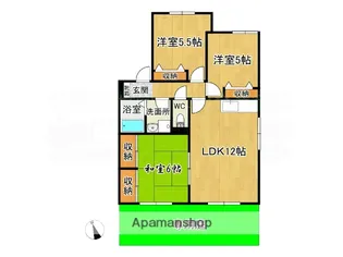 ダスシュロス吉田A【1階】の間取り