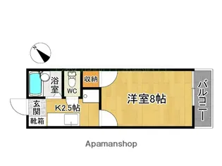 コートヒルズ二日市北【1階】の間取り