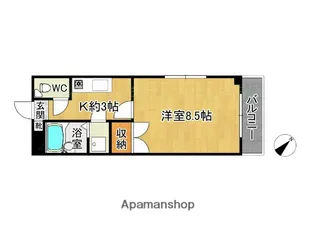 WIN二日市【5階】の間取り