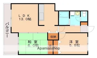 LIVE筑紫野【4階】の間取り