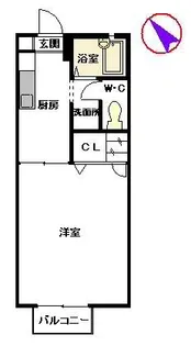 ヴィクトリーヴィラ【2階】の間取り