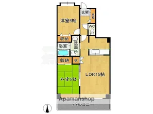 ヴィラ横尾【3階】の間取り