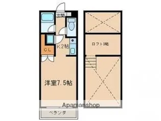 OAK VILLA ちくしの 10TH【3階】の間取り