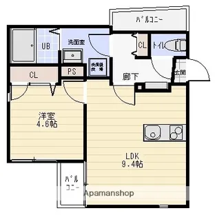 Severine Amagi【2階】の間取り