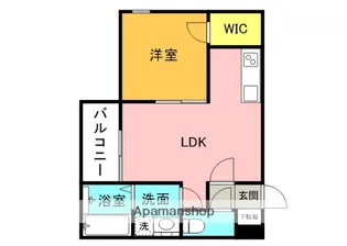 BR上古賀【1階】の間取り