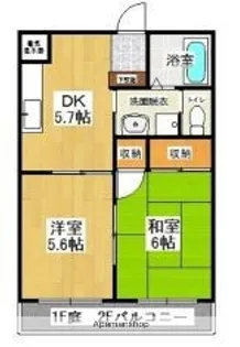ライフステージ三国が丘【1階】の間取り