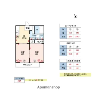 アーバンファミール小郡【2階】の間取り