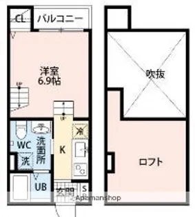 リベロ【2階】の間取り