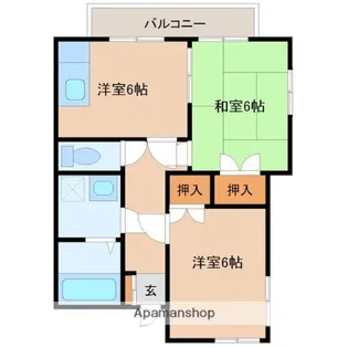 サンビレッジカコ【2階】の間取り