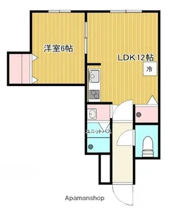 センタービル【6階】の間取り