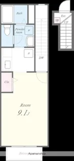 1Kの間取り画像