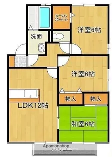 カトルセゾン【1階】の間取り