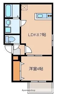 ハレクラニ基山【1階】の間取り