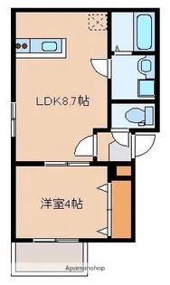 ハレクラニ基山【1階】の間取り