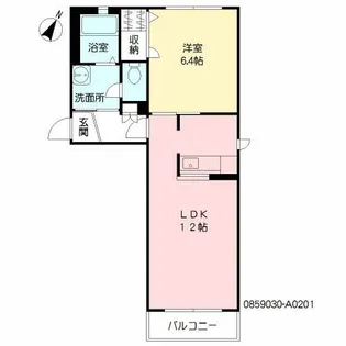 郁李苑シマⅡ【2階】の間取り