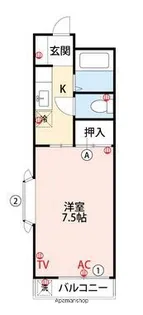 B−INハウス鳥栖【2階】の間取り