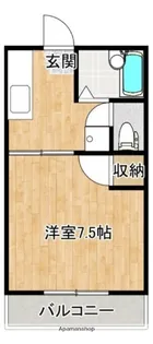 ピュアセゾン【2階】の間取り
