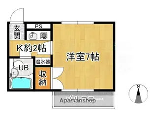 青雲荘Ⅰ【1階】の間取り