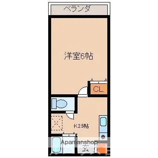 ラムールフィルキシロ【2階】の間取り