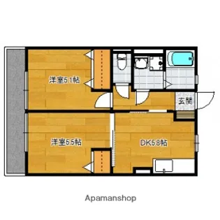 プライムハウス22【1階】の間取り