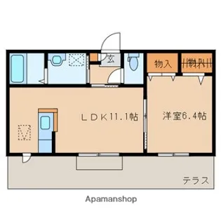メゾン ドリーム【1階】の間取り