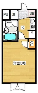 ウイングピア二日市【3階】の間取り