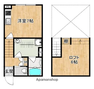 ヴィアーレ【2階】の間取り