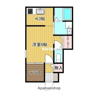 SUNS堤【1階】の間取り
