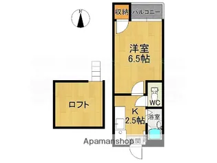 メゾンドロイヤル【2階】の間取り