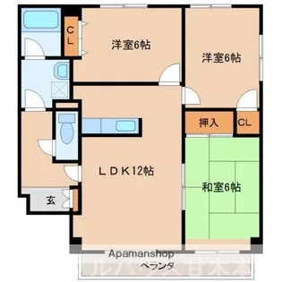 メゾン蔵【3階】の間取り