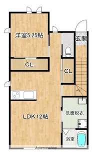 クロノスライハ【2階】の間取り