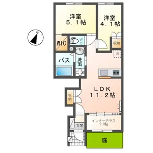 INDIGOBLUE【1階】の間取り