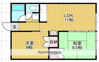 コーポラフォーレ【2階】の間取り